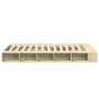 Sonoma oak engineered wood bed frame 135x190 cm by vidaXL, Beds and slatted bases - Ref: Foro24-3280498, Price: 140,95 €, Dis...