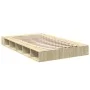 Sonoma oak engineered wood bed frame 135x190 cm by vidaXL, Beds and slatted bases - Ref: Foro24-3280498, Price: 139,17 €, Dis...