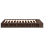 Oak brown engineered wood bed frame 120x190 cm by vidaXL, Beds and slatted bases - Ref: Foro24-3280502, Price: 168,04 €, Disc...