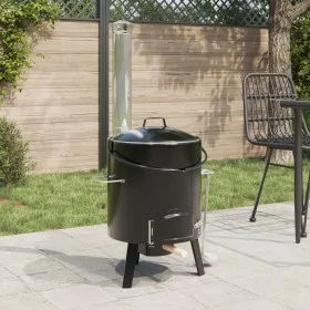 Gulaschkanone mit Kamin und emailliertem Stahldeckel von vidaXL, Grillen - Ref: Foro24-4005749, Preis: 159,56 €, Rabatt: %