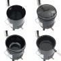 Gulaschkanone mit Kamin und emailliertem Stahldeckel von vidaXL, Grillen - Ref: Foro24-4005749, Preis: 162,49 €, Rabatt: %