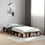 Smoked oak engineered wood bed frame 90x190 cm by vidaXL, Beds and slatted bases - Ref: Foro24-3280528, Price: 114,30 €, Disc...