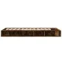 Estructura de cama madera de ingeniería roble ahumado 90x190 cm de vidaXL, Camas y somieres - Ref: Foro24-3280528, Precio: 11...