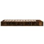Smoked oak engineered wood bed frame 90x190 cm by vidaXL, Beds and slatted bases - Ref: Foro24-3280528, Price: 115,66 €, Disc...