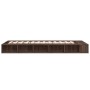 Estructura de cama madera de ingeniería roble marrón 75x190 cm de vidaXL, Camas y somieres - Ref: Foro24-3280537, Precio: 112...