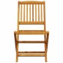 Muebles cafetería plegables 3 pzas madera maciza acacia by vidaXL, Garden sets - Ref: Foro24-3295253, Price: 166,15 €, Discou...