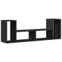 Muebles para TV 2 uds madera de ingeniería negro 75x30x50 cm de vidaXL, Muebles TV - Ref: Foro24-840787, Precio: 70,35 €