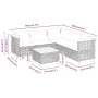 Set de sofás de jardín 6 piezas y cojines ratán sintético negro by vidaXL, Garden sets - Ref: Foro24-3261830, Price: 435,12 €...