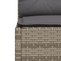 Gartensofa-Set, 8-teilig, mit grauen Kissen aus synthetischem Rattan. von vidaXL, Gartensets - Ref: Foro24-3261900, Preis: 56...