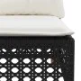 Set de sofás de jardín 8 piezas y cojines ratán sintético negro de vidaXL, Conjuntos de jardín - Ref: Foro24-3261902, Precio:...