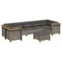 8-piece garden sofa set and gray synthetic rattan cushions by vidaXL, Garden sets - Ref: Foro24-3261762, Price: 648,22 €, Dis...