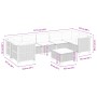8-piece garden sofa set and gray synthetic rattan cushions by vidaXL, Garden sets - Ref: Foro24-3261762, Price: 620,11 €, Dis...
