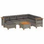 8-piece garden sofa set and gray synthetic rattan cushions by vidaXL, Garden sets - Ref: Foro24-3261942, Price: 550,88 €, Dis...