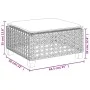 5-teiliges Gartenmöbel-Set und schwarze synthetische Rattankissen von vidaXL, Gartensets - Ref: Foro24-3261788, Preis: 391,37...