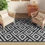Alfombra de exterior PP blanco y negro 160x230 cm de vidaXL, Protectores para exterior - Ref: Foro24-368573, Precio: 39,57 €,...