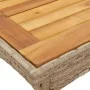 Set de comedor jardín 5 pzas con cojines ratán PE acacia beige by vidaXL, Garden sets - Ref: Foro24-3278702, Price: 357,10 €,...