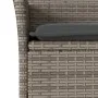 Table and chairs with cushions 3 pieces gray acacia synthetic rattan by vidaXL, Garden sets - Ref: Foro24-3278754, Price: 193...