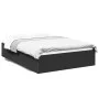 Estructura de cama madera de ingeniería negra 120x190 cm de vidaXL, Camas y somieres - Ref: Foro24-3281043, Precio: 117,33 €,...