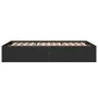 Black engineered wood bed frame 120x190 cm by vidaXL, Beds and slatted bases - Ref: Foro24-3281043, Price: 116,62 €, Discount: %