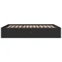 Black engineered wood bed frame 150x200 cm by vidaXL, Beds and slatted bases - Ref: Foro24-3281008, Price: 129,57 €, Discount: %