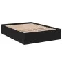 Black engineered wood bed frame 120x200 cm by vidaXL, Beds and slatted bases - Ref: Foro24-3281022, Price: 119,41 €, Discount: %