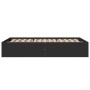 Estructura de cama madera de ingeniería negra 120x200 cm de vidaXL, Camas y somieres - Ref: Foro24-3281022, Precio: 120,77 €