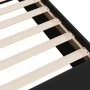 Black engineered wood bed frame 120x200 cm by vidaXL, Beds and slatted bases - Ref: Foro24-3281022, Price: 119,41 €, Discount: %