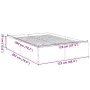 Black engineered wood bed frame 120x200 cm by vidaXL, Beds and slatted bases - Ref: Foro24-3281022, Price: 119,41 €, Discount: %
