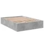 Concrete gray engineered wood bed frame 140x200cm by vidaXL, Beds and slatted bases - Ref: Foro24-3281017, Price: 125,54 €, D...