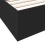Schwarzer Bettrahmen aus Holzwerkstoff, 180 x 200 cm von vidaXL, Betten und Lattenroste - Ref: Foro24-3280994, Preis: 135,90 ...