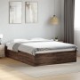 Bettgestell aus eichenbraunem Holzwerkstoff, 135 x 190 cm von vidaXL, Betten und Lattenroste - Ref: Foro24-3281041, Preis: 12...