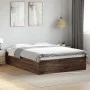Bettgestell aus eichenbraunem Holzwerkstoff, 135 x 190 cm von vidaXL, Betten und Lattenroste - Ref: Foro24-3281041, Preis: 11...