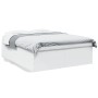 Estructura de cama madera de ingeniería blanca 150x200 cm de vidaXL, Camas y somieres - Ref: Foro24-3280916, Precio: 152,84 €