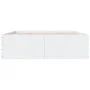 Estructura de cama madera de ingeniería blanca 150x200 cm de vidaXL, Camas y somieres - Ref: Foro24-3280916, Precio: 151,15 €...