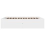 White engineered wood bed frame 150x200 cm by vidaXL, Beds and slatted bases - Ref: Foro24-3280916, Price: 152,99 €, Discount: %