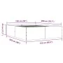 Estructura de cama madera de ingeniería gris Sonoma 150x200 cm de vidaXL, Camas y somieres - Ref: Foro24-3280921, Precio: 150...