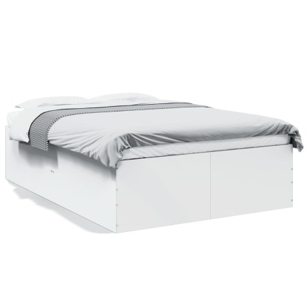 Weißer Bettrahmen aus Holzwerkstoff, 140 x 200 cm von vidaXL, Betten und Lattenroste - Ref: Foro24-3280923, Preis: 147,56 €, ...
