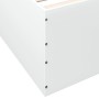 Weißer Bettrahmen aus Holzwerkstoff, 140 x 200 cm von vidaXL, Betten und Lattenroste - Ref: Foro24-3280923, Preis: 147,56 €, ...