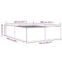 White engineered wood bed frame 140x200 cm by vidaXL, Beds and slatted bases - Ref: Foro24-3280923, Price: 146,00 €, Discount: %