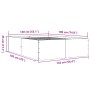 Estructura de cama madera de ingeniería gris Sonoma 140x190 cm de vidaXL, Camas y somieres - Ref: Foro24-3280942, Precio: 149...