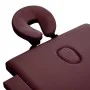 Klappbare Massageliege 2 Zonen Holz lila Wein von vidaXL, Massageliegen - Ref: Foro24-110187, Preis: 145,37 €, Rabatt: %
