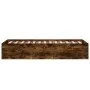 Smoked oak engineered wood bed frame 90x200 cm by vidaXL, Beds and slatted bases - Ref: Foro24-3281060, Price: 92,42 €, Disco...