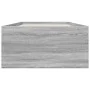 Sonoma gray engineered wood bed frame 90x190 cm by vidaXL, Beds and slatted bases - Ref: Foro24-3280977, Price: 108,51 €, Dis...