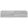 Estructura de cama madera de ingeniería gris Sonoma 90x190 cm de vidaXL, Camas y somieres - Ref: Foro24-3280977, Precio: 109,...