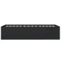 Black engineered wood bed frame 75x190 cm by vidaXL, Beds and slatted bases - Ref: Foro24-3280980, Price: 102,73 €, Discount: %