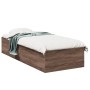 Bettgestell aus eichenbraunem Holzwerkstoff, 100 x 200 cm von vidaXL, Betten und Lattenroste - Ref: Foro24-3281055, Preis: 99...