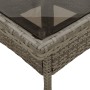 Garten-Essgruppe, 3-teilig, mit synthetischem Rattan und grauem Glas-Kissen. von vidaXL, Gartensets - Ref: Foro24-3278605, Pr...
