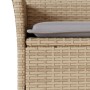 Garten-Essgruppe, 3-teilig, mit synthetischem Rattan, beigen Kissen und Glasplatte. von vidaXL, Gartensets - Ref: Foro24-3278...