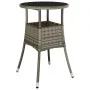 Garden dining set 3 pieces and gray glass synthetic rattan cushions by vidaXL, Garden sets - Ref: Foro24-3278723, Price: 197,...