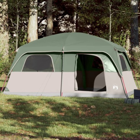 Grünes, wasserdichtes Familien-Campingzelt für 10 Personen von vidaXL, Zelte - Ref: Foro24-94533, Preis: 256,31 €, Rabatt: %